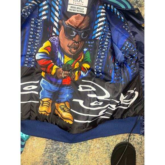 SZ XS/S - Biggie Smalls Coat S & Basketball Jersey by HeadGear, New W/ Tags - Picture 3 of 3